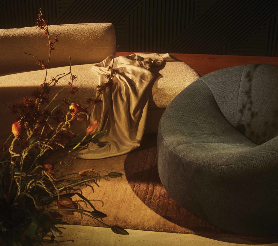 Sahco Sofa Moss