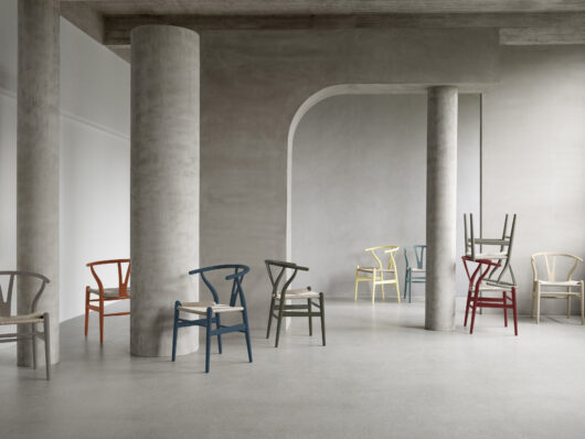 Various Carl Hansen chairs arranged in a space